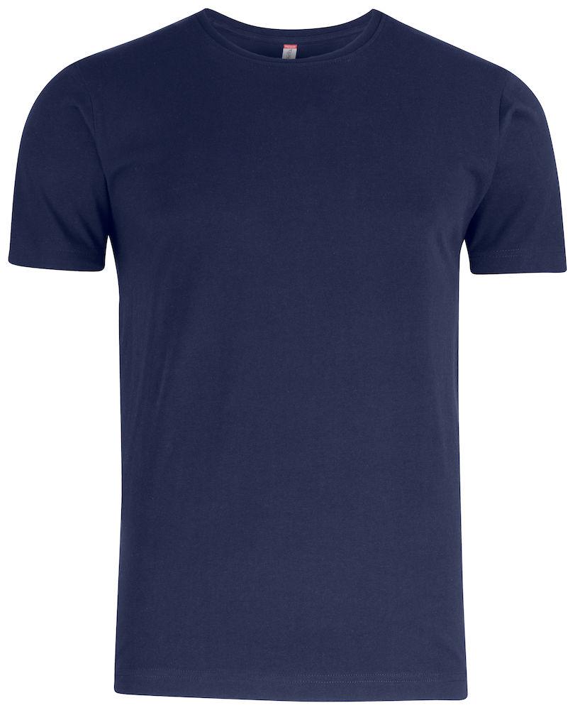 Premium Fashion-T Blu T-Shirt Cotone Alta Grammatura