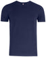 Premium Fashion-T Blu T-Shirt Cotone Alta Grammatura