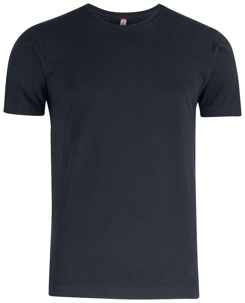 Premium Fashion-T Nero T-Shirt Cotone Alta Grammatura