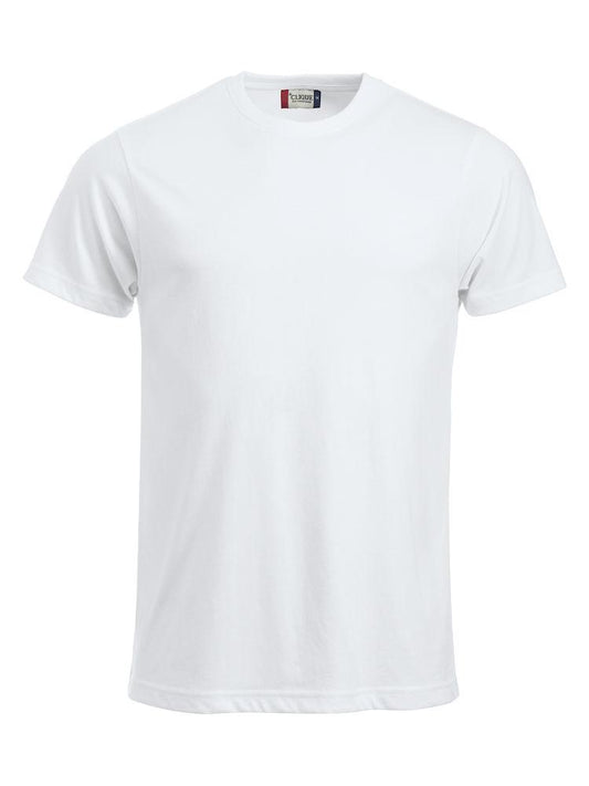 T-Shirt Clique Classic Bianco 160 gr