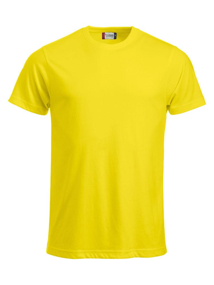 T-Shirt Clique Classic Giallo 160 gr