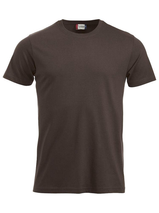 T-Shirt Clique Classic Marrone Moka 160 gr