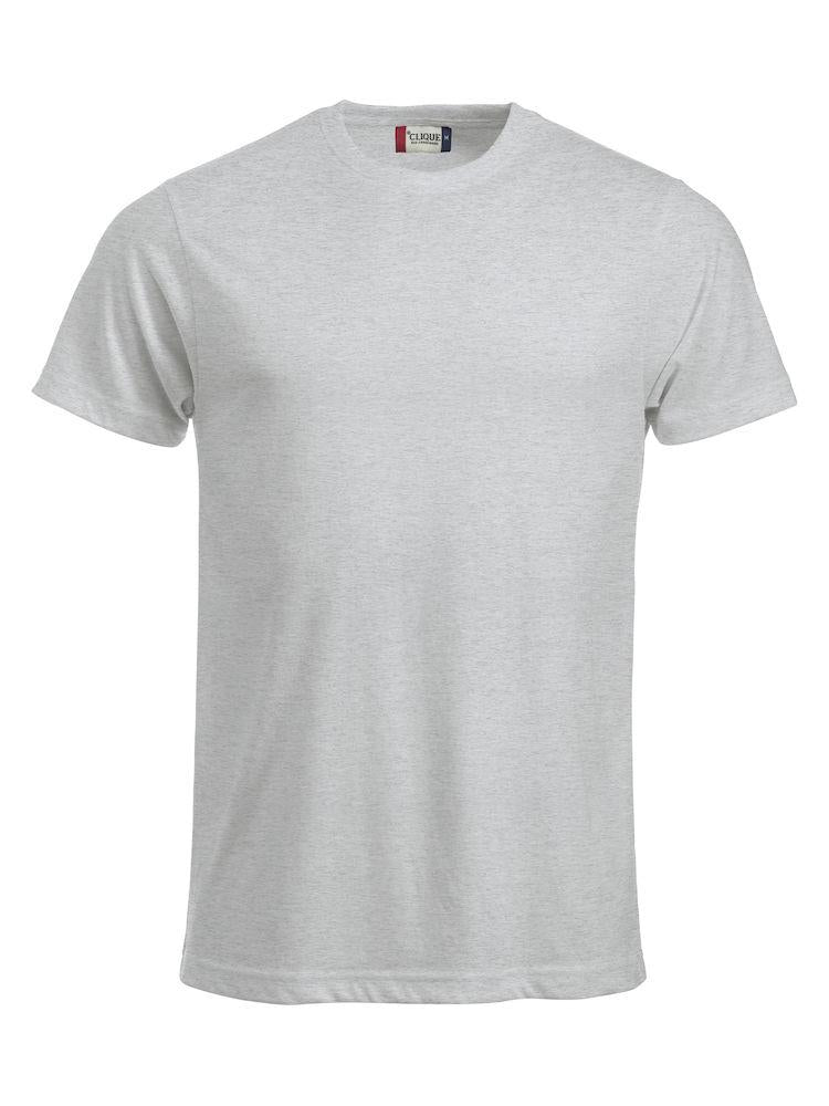 T-Shirt Clique Classic Grigio Cenere 160 gr