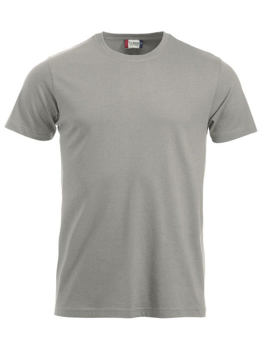 T-Shirt Clique Classic Grigio Argento 160 gr