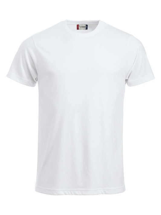 T-Shirt Clique Classic Bianco 160 gr Taglie Forti