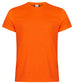 T-Shirt Clique Classic HV Arancio 160 gr Taglie Forti