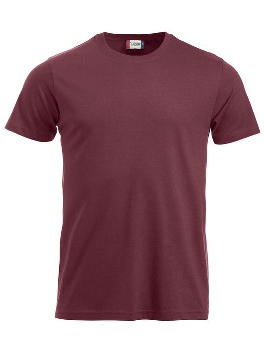 T-Shirt Clique Classic Bordeaux 160 gr Taglie Forti