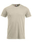 T-Shirt Clique Classic Beige 160 gr Taglie Forti