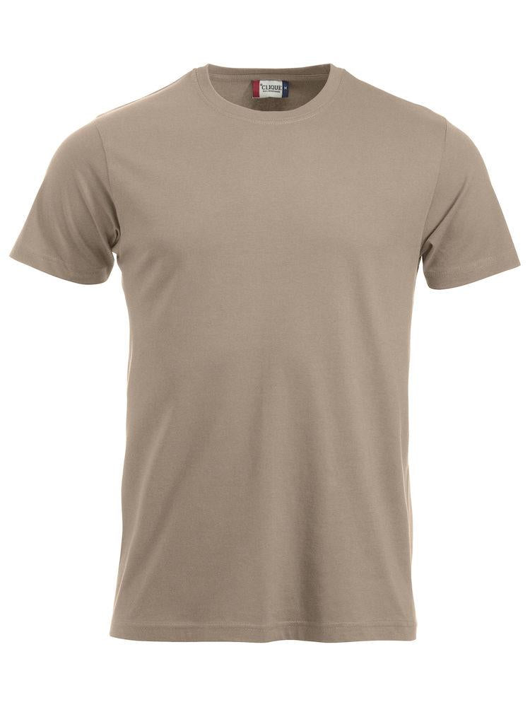 T-Shirt Clique Classic Caffe Latte 160 gr Taglie Forti