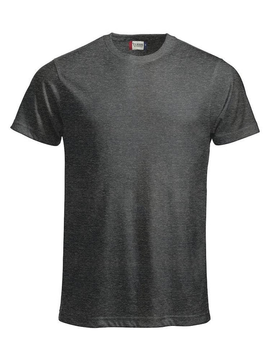 T-Shirt Clique Classic Antracite Melange 160 gr Taglie Forti