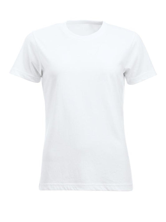 T-Shirt Clique Classic Bianco 160 gr Donna