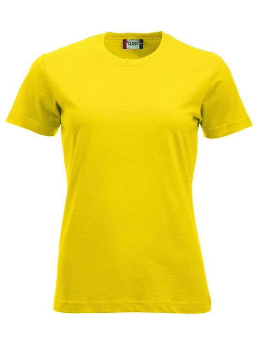 T-Shirt Clique Classic Giallo 160 gr Donna