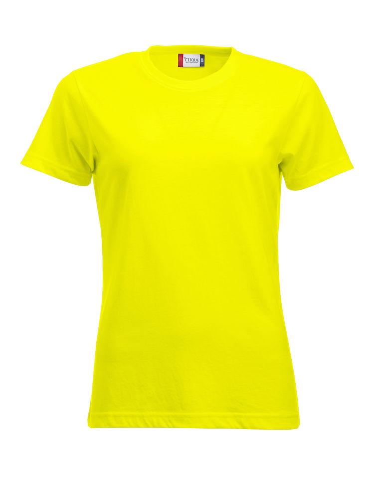 T-Shirt Clique Classic HV Giallo 160 gr Donna