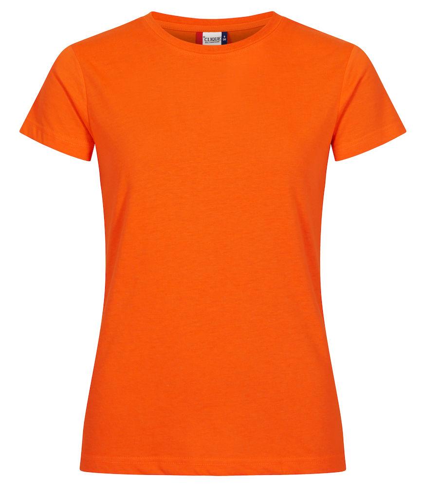 T-Shirt Clique Classic HV Arancio 160 gr Donna