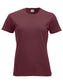 T-Shirt Clique Classic Bordeaux 160 gr Donna