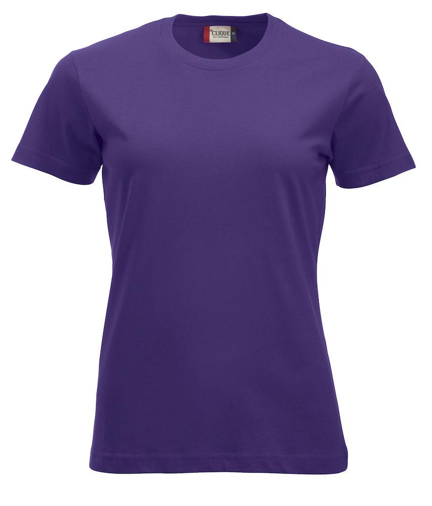 T-Shirt Clique Classic Viola 160 gr Donna