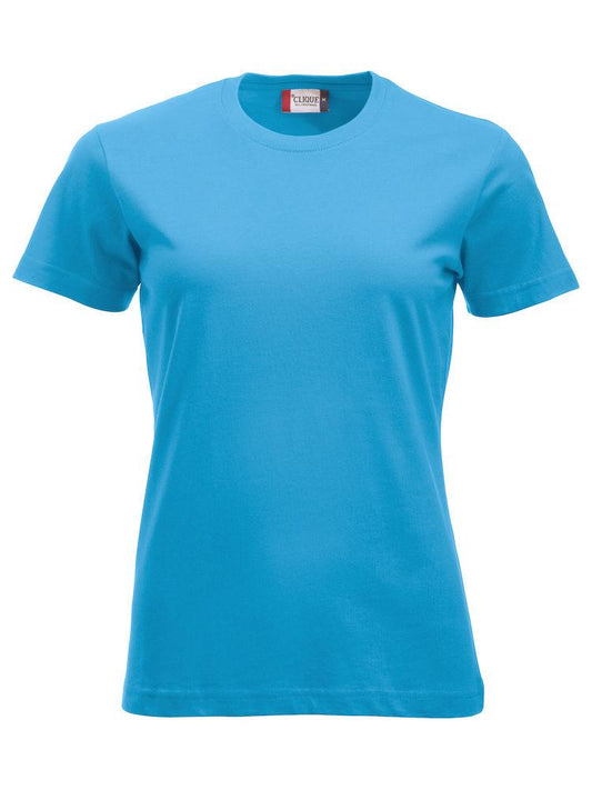 T-Shirt Clique Classic Turchese 160 gr Donna