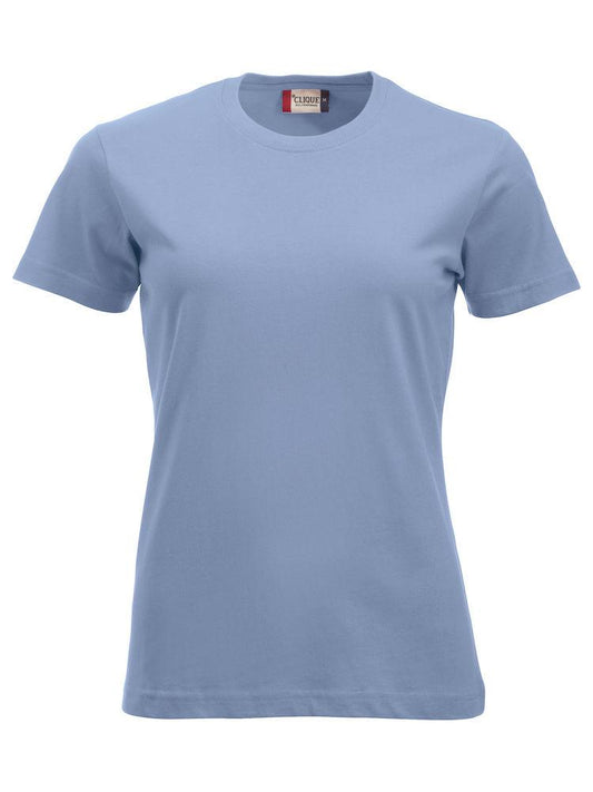 T-Shirt Clique Classic Azzurro 160 gr Donna