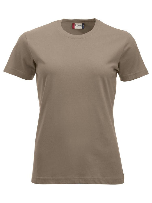 T-Shirt Clique Classic Caffe Latte 160 gr Donna