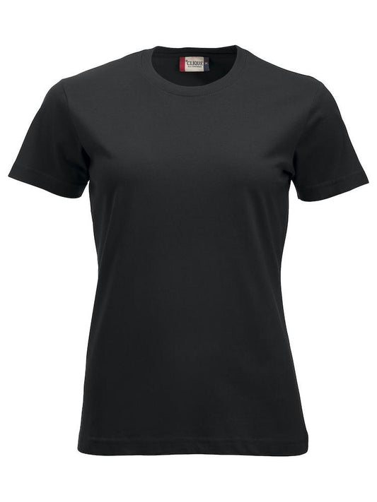T-Shirt Clique Classic Nero 160 gr Donna