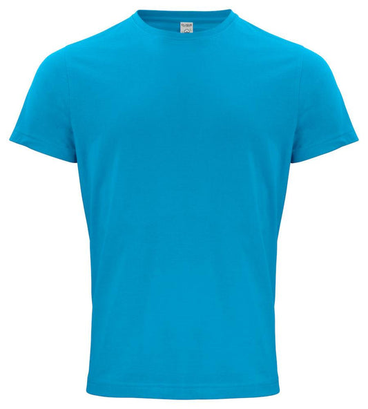 Classic Organic-T Turchese Azzurro T-Shirt Cotone Biologico Ecosostenibile