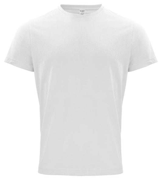 Classic Organic-T Bianco T-Shirt Cotone Biologico Ecosostenibile Taglie Forti