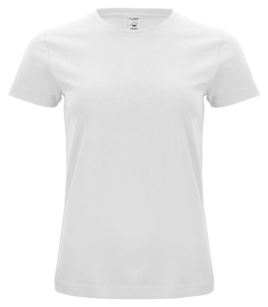 Classic Organic-T Bianco T-Shirt Donna Cotone Biologico Ecosostenibile