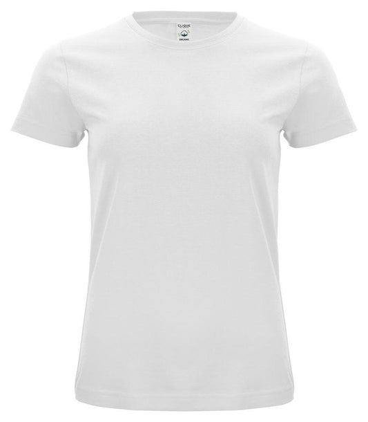 Classic Organic-T Bianco T-Shirt Donna Cotone Biologico Ecosostenibile