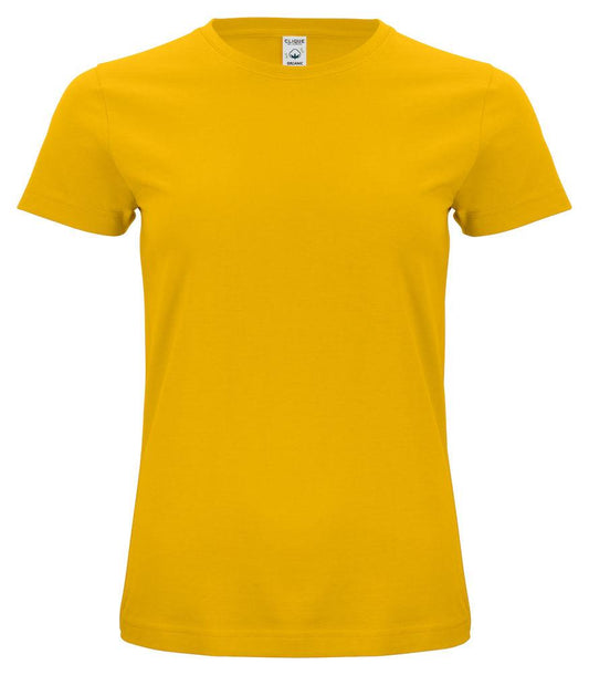 Classic Organic-T Giallo T-Shirt Donna Cotone Biologico Ecosostenibile