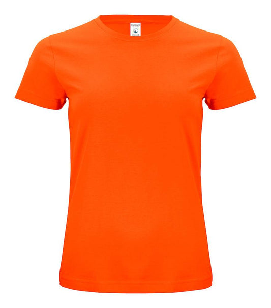 Classic Organic-T Arancio T-Shirt Donna Cotone Biologico Ecosostenibile