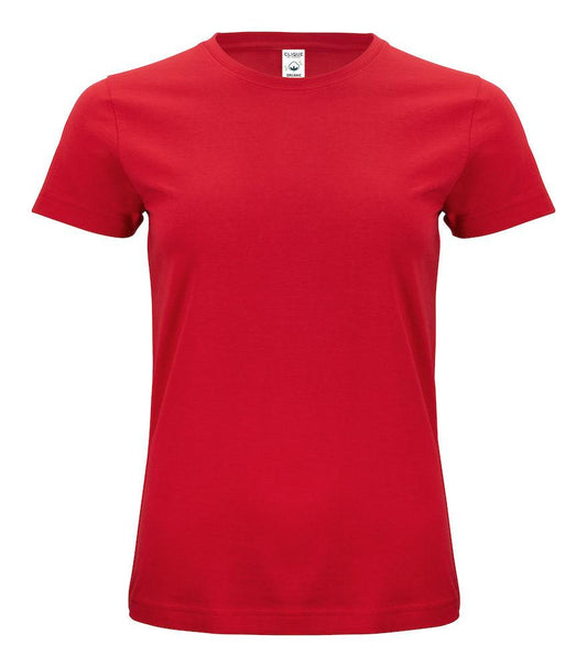 Classic Organic-T Rosso T-Shirt Donna Cotone Biologico Ecosostenibile