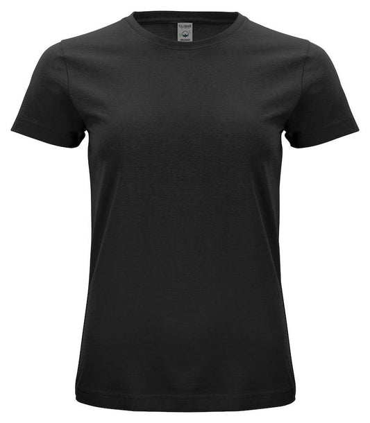 Classic Organic-T Nero T-Shirt Donna Cotone Biologico Ecosostenibile