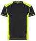 T-Shirt Ambition Nero Giallo Maglietta Bicolore Ecosostenibile