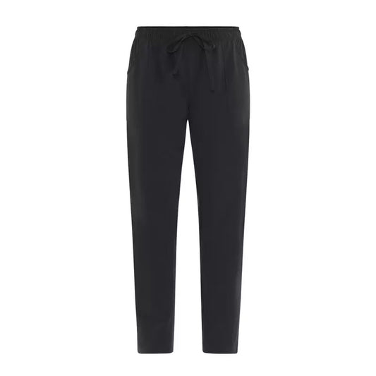 Pantalone Microfibra Alan Nero Pantalone Leggero No Stiro