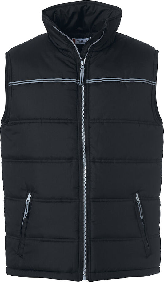Gilet Weston Nero Smanicato Imbottito Impermeabile