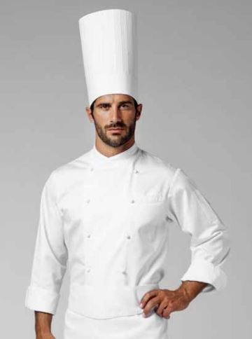 Giacca Cuoco Elegant Stiro facile Giacca Chef Tessuto Satin