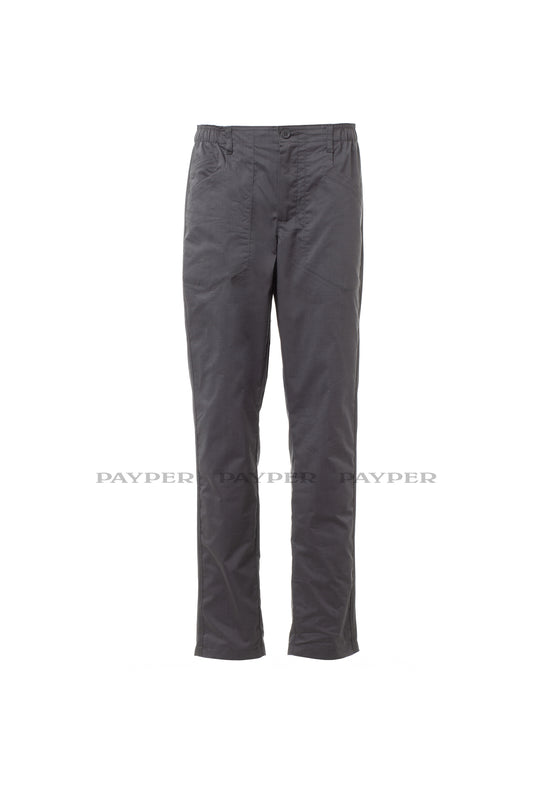 Pantalone Brigade Grigio Ripstop Pantalone Cuoco Antistrappo Elasticizzato