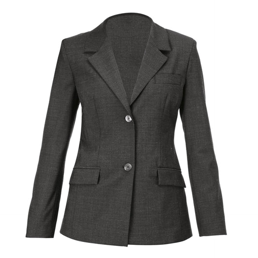 Giacca Vittoria Grigio Giacca Donna Completo Misto Lana Elasticizzata