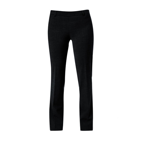 Pantalone Matilde Nero Pantalone Donna Completo Misto Lana Elasticizzato