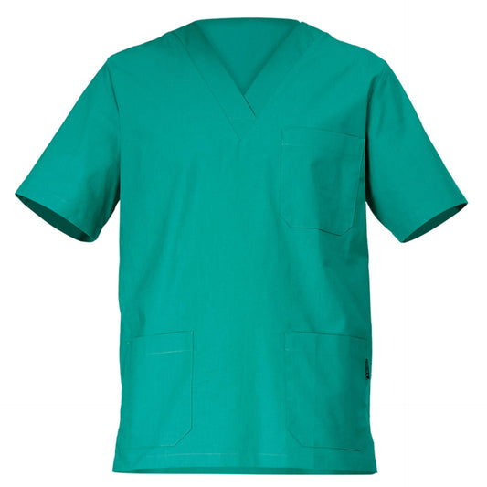 Casacca Piero Verde Medicale Casacca Unisex Collo a V Infermiere Medico