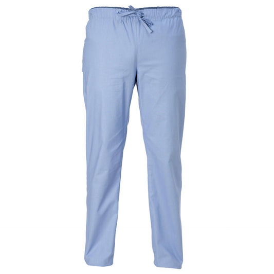 Pantalone Alan Azzurro Pantalone Unisex Infermiere Medicale cucina Puro Cotone