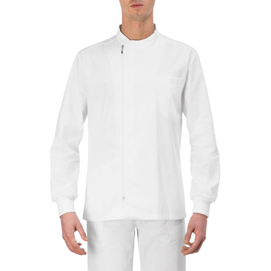 Casacca Ruggero Uomo Bianco Taglia M Manica Lunga Medico Farmacista Dentista Infermiere Asa Oss