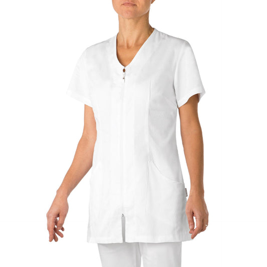 Casacca Olga Bianco Casacca Donna MAnica Corta Cucina Pulizie Medicale