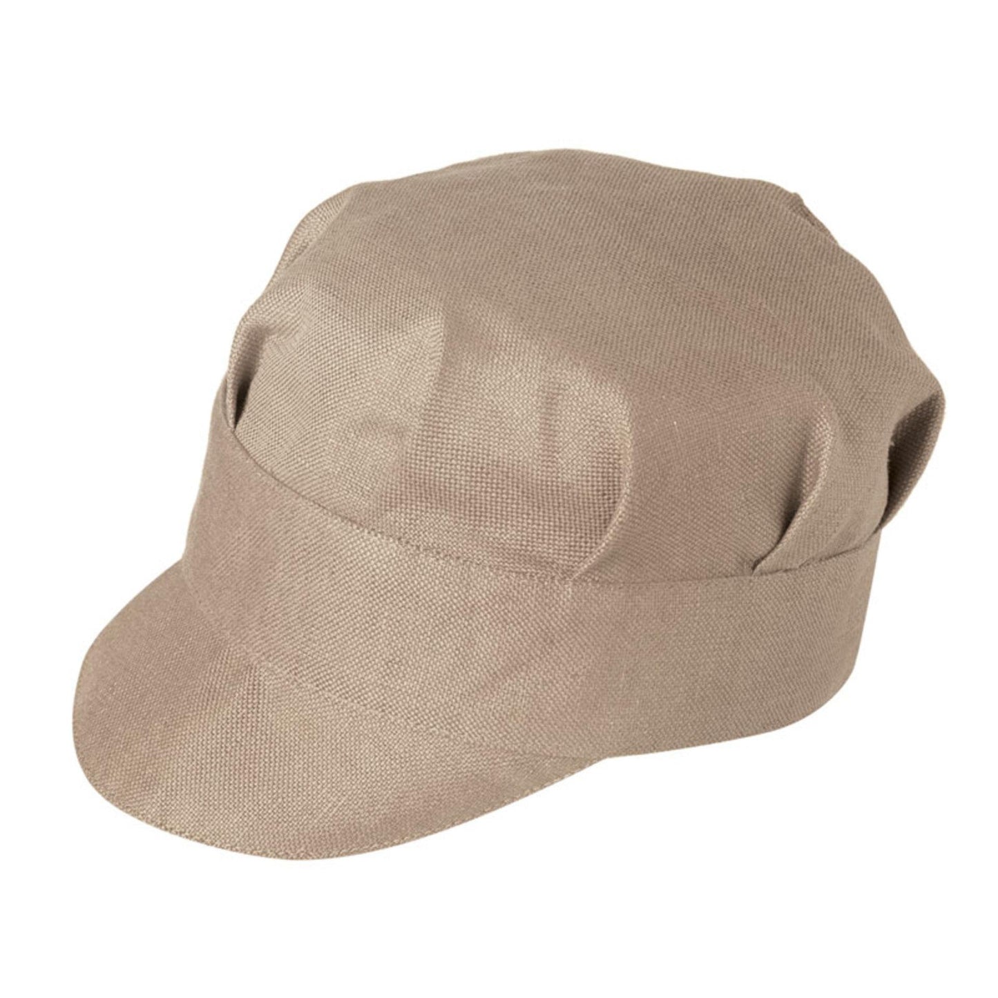 Cappello Tommy Marrone Misto Lino Cappellino Banconiere Commessa