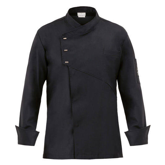 Giacca Emanuel Nero Giacca Cuoco Manica Lunga