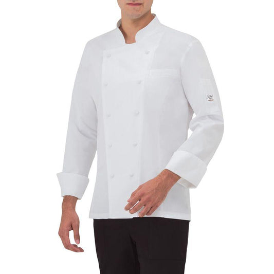 Giacca Chef Massimo Bottura XXL Bianco Cotone Egiziano Giacca Cuoco Stiro Facile Osteria Francescana Modena