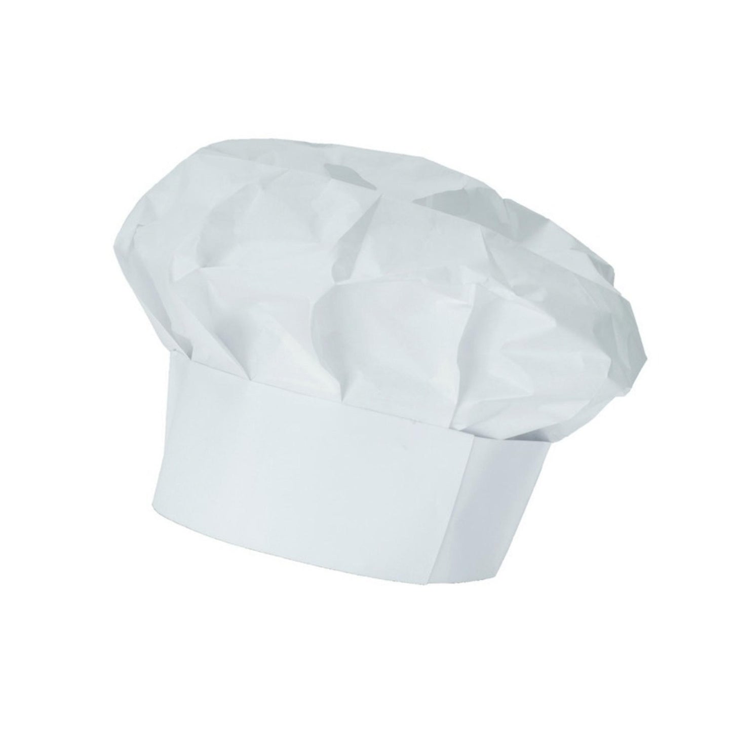 Cappello Cuoco Monouso in Carta - Confezione da 10 Pezzi