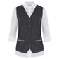 Gilet Sansa Jeans Nero Gilet Donna Cameriera Sala Reception Elasticizzato