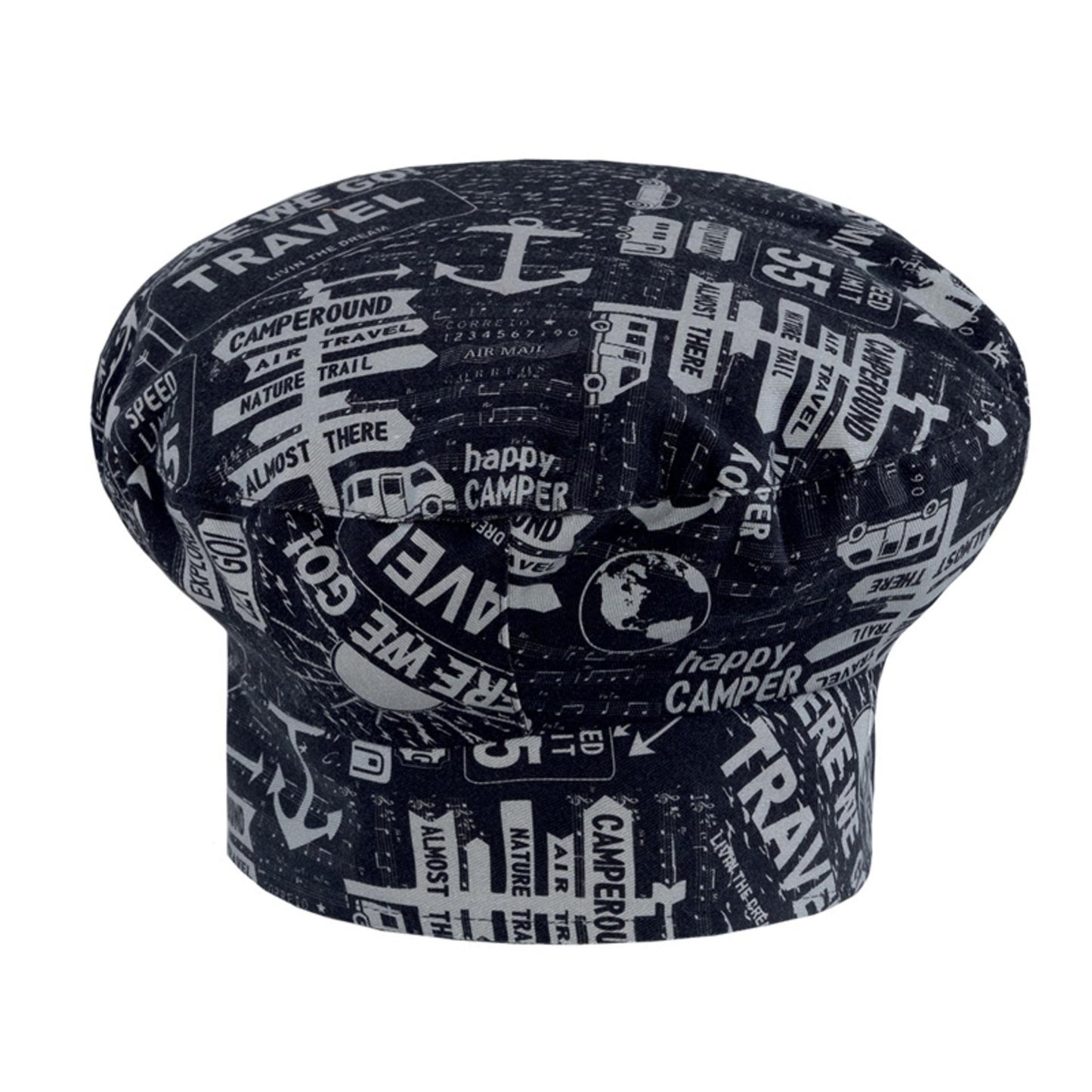 Cappello Cuoco Monet Travel Cappello Chef Regolabile Fantasia