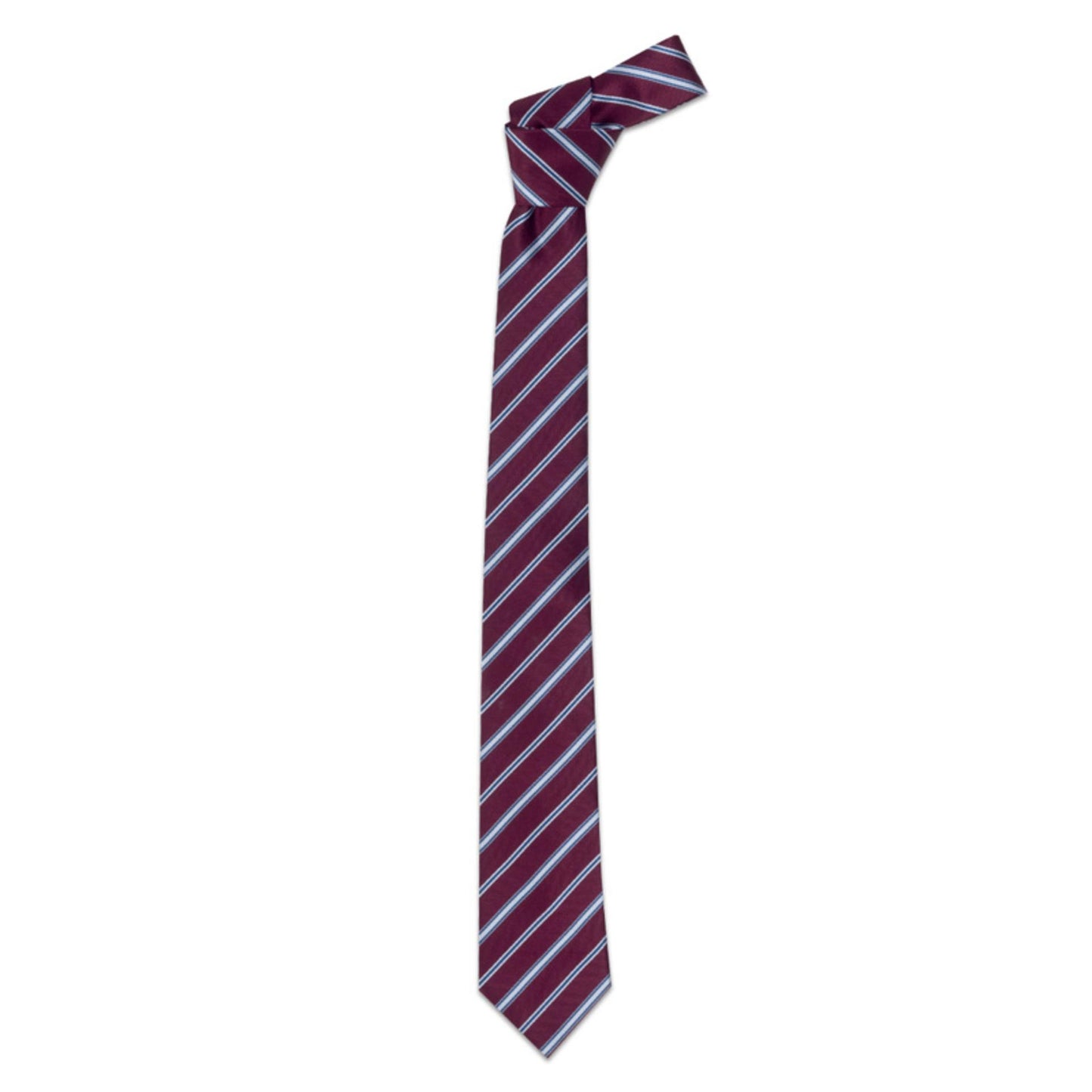 Cravatta Classica Bordeaux Rigato